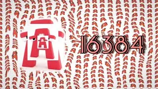 Alphabet lore: Letter «A» 16384x times