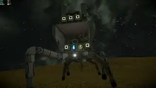 Space Engineers | Testing Walker with Custom Turret Controller