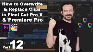 How to Overwrite & Replace Clips in Final Cut Pro X & Premiere Pro  جایگزین کردن کلیپ‌ها