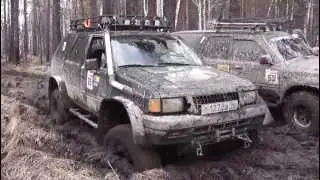 4x4 Объезд препятствия