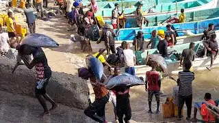 som fishing Port in Indian Ocean sea amazing fishing videos