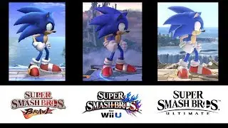 Evolution of Sonic's Moveset in Super Smash Bros. (2008-2018)