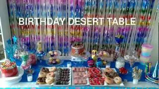 Birthday Dessert Table Decoration/Kids Birthday decoration 2020
