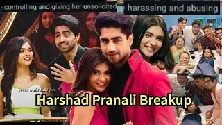 What Happened Between Harshad Chopra & Pranali Rathore| Breakup Unfollow eachother