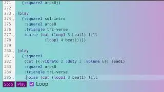 LispyLoops - Live-coding NES chiptune