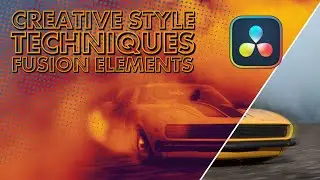 Creative Style Techniques Fusion Elements | DaVinci Resolve Tutorial