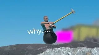 how to beat getting over it with Bennett foddy (for beginners) walkthrough/Guide