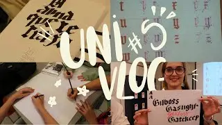 faculdade de design #5 // aula de caligrafia, ilustração e etc