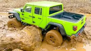 EXTREME RC RECOVERY MISSION! 😲 From Mud Pit to Mountain Peak!