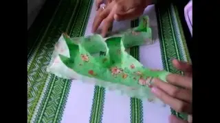 Sewing soft letters