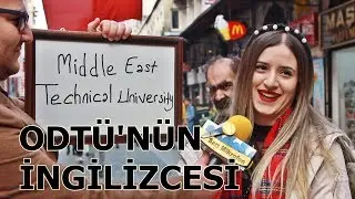 ODTÜ'NÜN İNGİLİZCESİ NASIL TELAFFUZ EDİLİR ? SARI MİKROFON