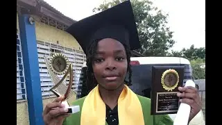 11 Yr Old Amari Chamberlain Earns 2 CSEC Passes, Distinction in City and Guilds Math & Merit English