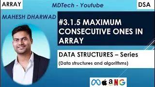 #3.1.5 | Leetcode 485 | Maximum consecutive ones in an array | JavaScript