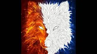Animal Color (Water X Fire Wolf)