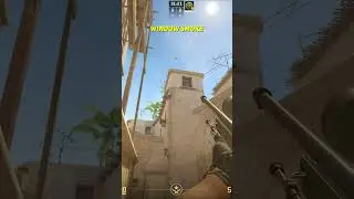 Window Smoke From Ramp Mirage #shorts #cs2