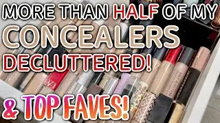 I JUST GOT RID OF MOST OF MY CONCEALERS.... HUGE CONCEALER DECLUTTER + TOP FAVES!