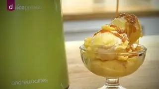 Slow Juicer - How to Make Healthy, Dairy-Free Ice Cream by Andrew James
