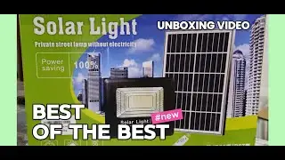 Illuminate Your Outdoors: 260W Solar Street Lights | 20,000 Lumens, IP67 Waterproof - Unboxing