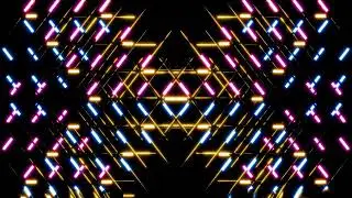 Abstract VJ Loops 4K | Tunnel Neon Loops 
