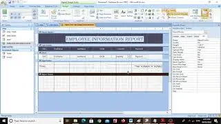 MS ACCESS DATABASE FOR GENERATING REPORT IN REPORT WIZARDS
