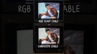 Dreamcast Composite Vs Scart cable comparison 