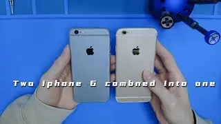 It's amazing! How did you do it? Two iPhones have been combined into one!