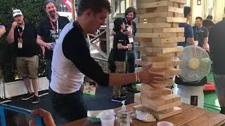 Giant Jenga Tournament Featuring MetalJesusRocks at E3 2018