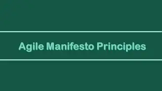What is Agile Principles? |#Agile #agilemanifesto #agile principle
