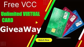 How To Create Unlimited Virtual Credit Card | Giveaway unlimited virtual card | create vcc