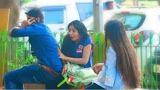Sitting On Girl Prank 