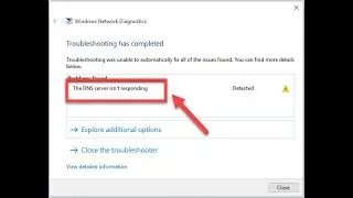 The DNS Server isn't responding in Tamil