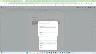 Using the Translate Tool in Google Docs (No Audio)