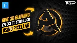 Give 3D Glowing Effect To Your Logo In Pixellab | 3D Effect Tutorial Pixellab