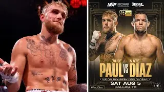 Jake Paul & Nate Diaz Boxing Match ANNOUNCED! Jake Paul, Nate Diaz, Boxing Match