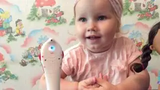 Меланья познает мир и учит буквы с волшебной ручкой