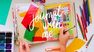 junk journal with me ✿ 🌈 junk journal july