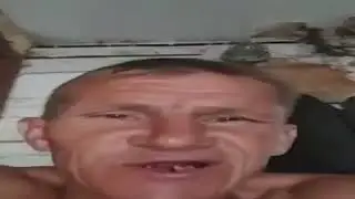 Ну, привет, обалдуи (Мужик пёрнул в камеру)