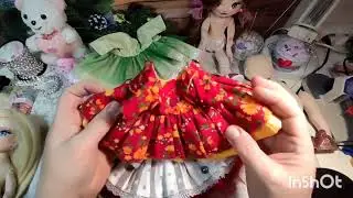 ПЛАТЬЯ НА КУКЛУ МИЛУ РОСТ 28 СМ