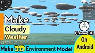 How to make foggy and cloudy weather scene | make 3d foggy weather environment in prisma 3d