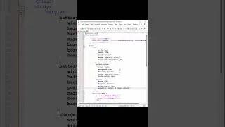 BATTERY CHARGE #programming #css #actionbar #vertical #css3 #short #shorts #shortvideo #development