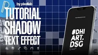 TUTORIAL SHADOW TEXT EFFECT di Pixellab📌