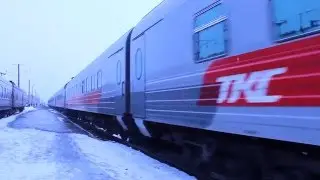 Отправление поезда Воркута-Москва.