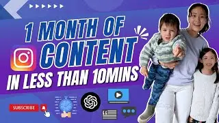 How to get 30 Days of Content in Less Than 10 Minutes Using AI