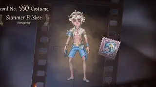 Identity V | Prospector’s  New Summer S Tier Skin “Summer Frisbee” Is So Hot!!😍