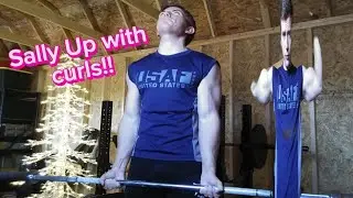 Military Sally Up Challenge With Curls |that was rough|