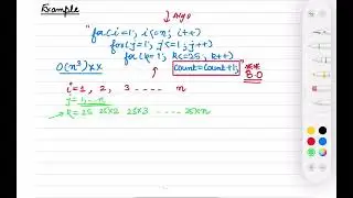 Calculation of Time Complexity || Example-4 || How to find Time Complexity of an Algorithm