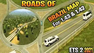 ROADS OF BRAZIL MAP [EBR MAP v1.8.3] Mod for 1.42 & 1.43 | ETS 2 Mods