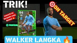 TRIK POTW WALKER LANGKA | POTW TERBARU eFootball 2024 mobile