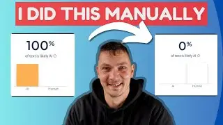 AI Detector Bypass - Learn to Manually Humanise AI content with me!