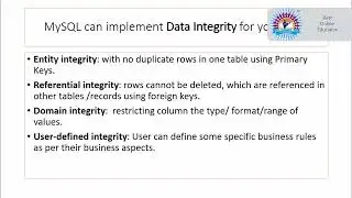 7 Data Integrity In MySQL